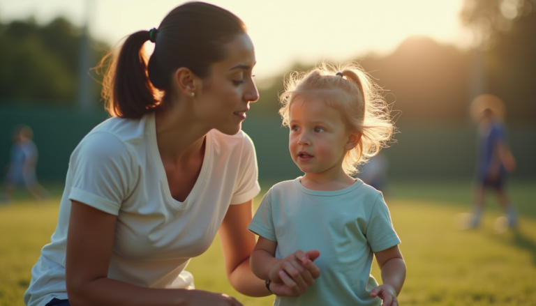 Родител и дете спортист